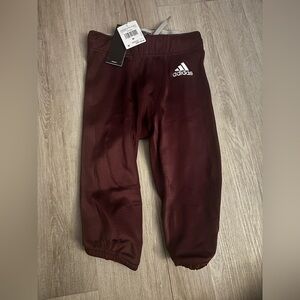Adidas Kids Maroon Bottoms for football practice